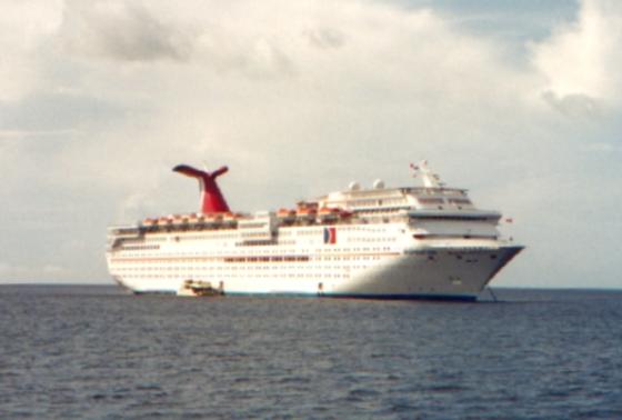 MS Inspiration moored near Grenada, 1998