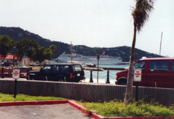 MS Inspiration docked in St. Thomas, U.S.V.I., 1998